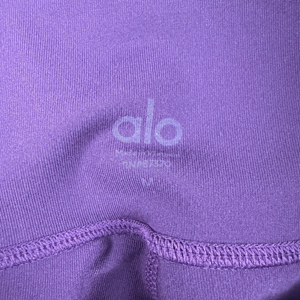 Alo Yoga Airbrush High-Waist Leggings Womens Medium Purple Activewear W5473R - Picture 3 of 7